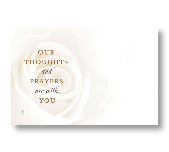 Enclosure Card Thoughts & Prayers