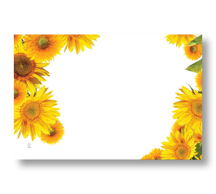Yellow Sunflower Enclosure Cards