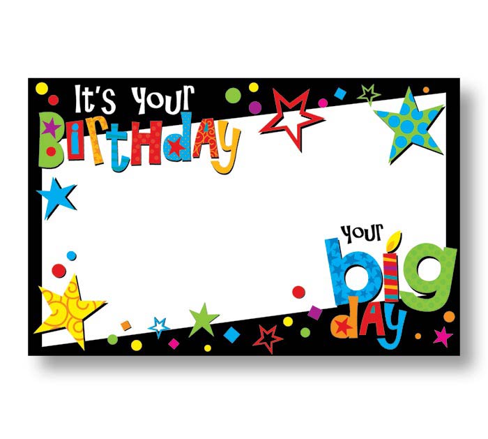 Encl Card Big B'day It's Your