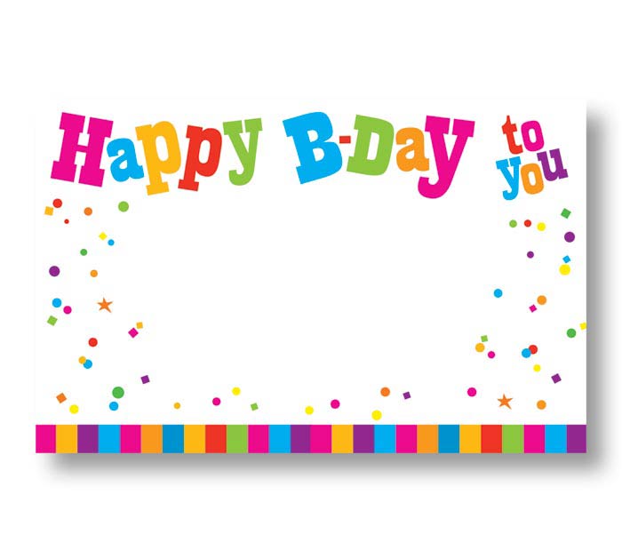 Enclosure Card Happy Birthday It's My Party