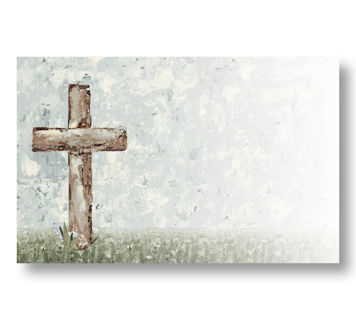 Religious Cross Enclosure Cards