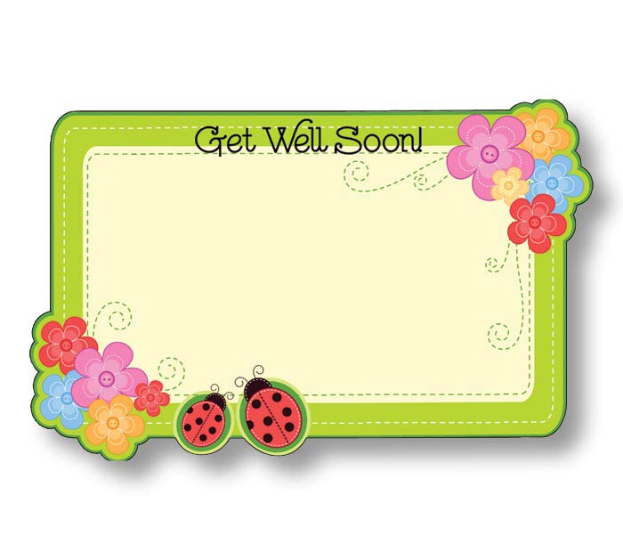 Enclosure Card Get Well Soon