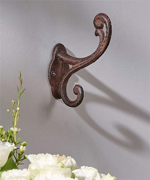 Elegant Heavy Duty Cast Iron Wall Hook