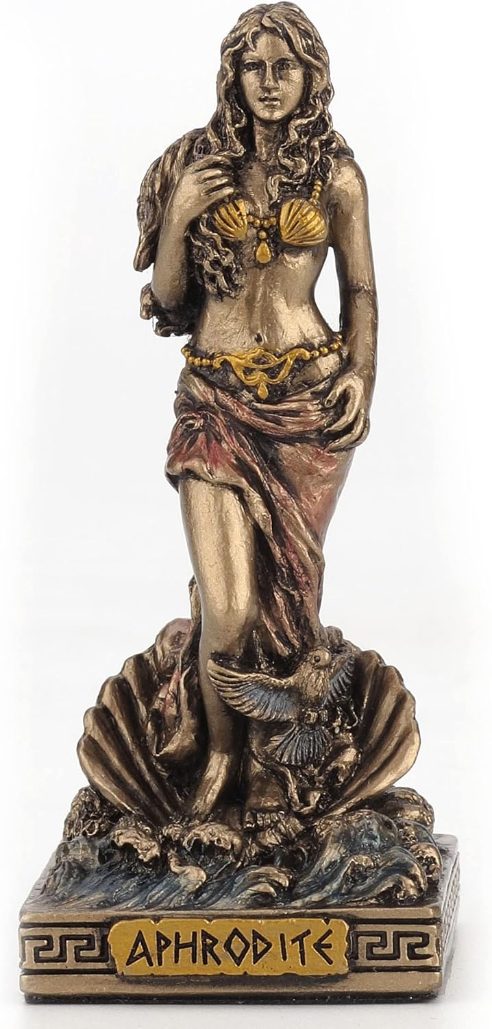 Greek Gods Miniature Figurine (Aphrodite, Bronze Finish)