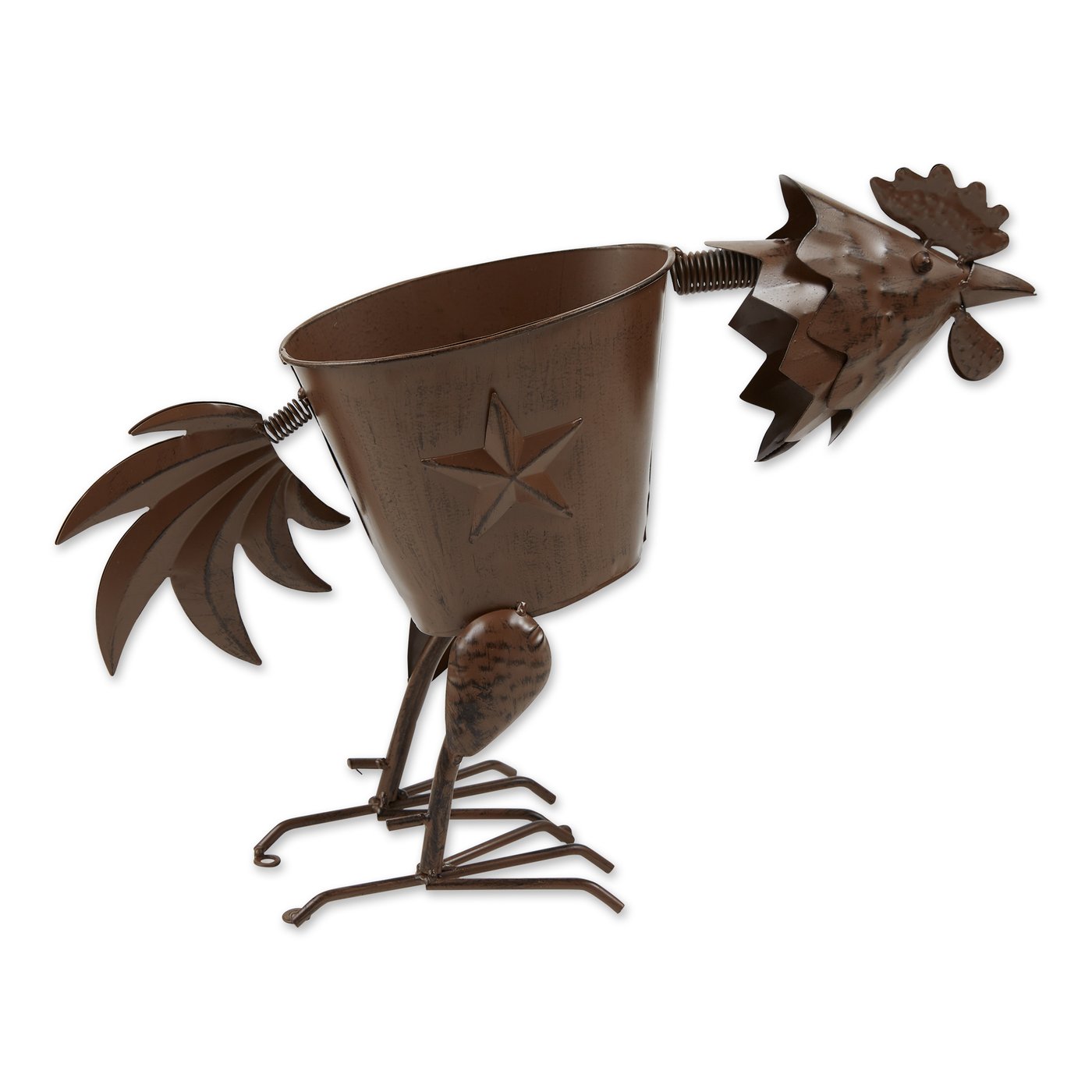 Pecking Rooster Planter