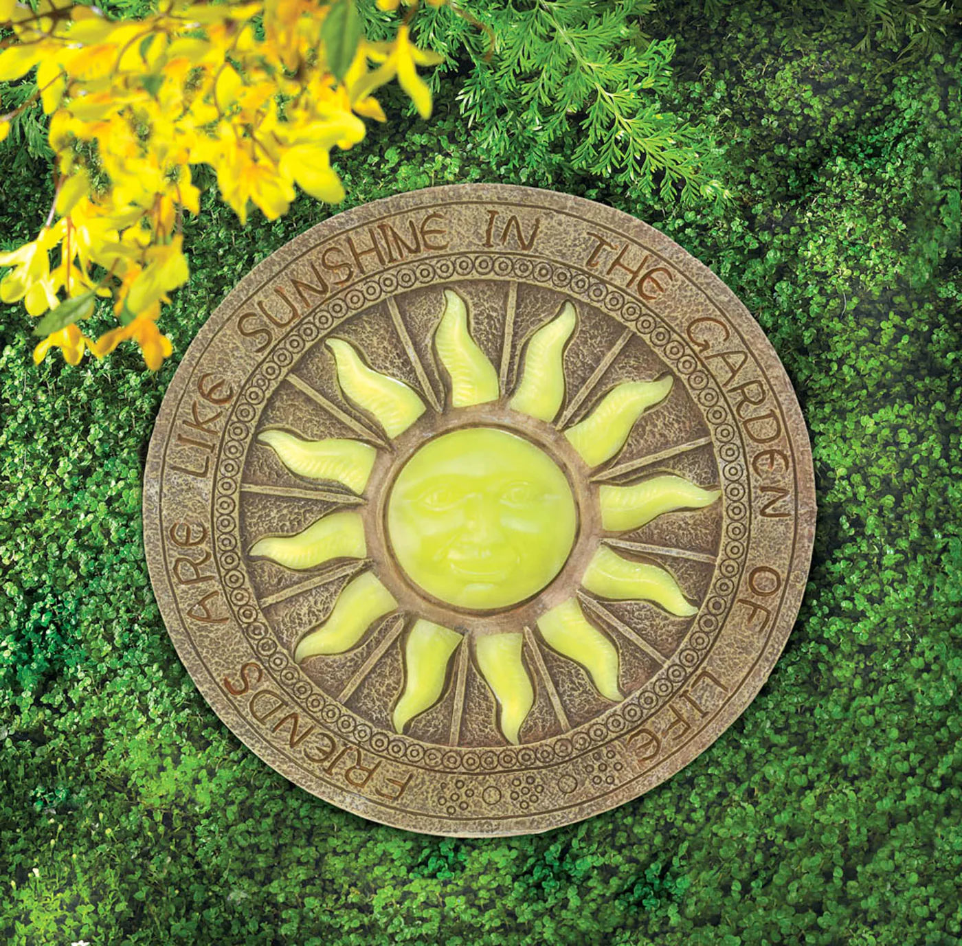 Bursting Sun Glowing Stepping Stone