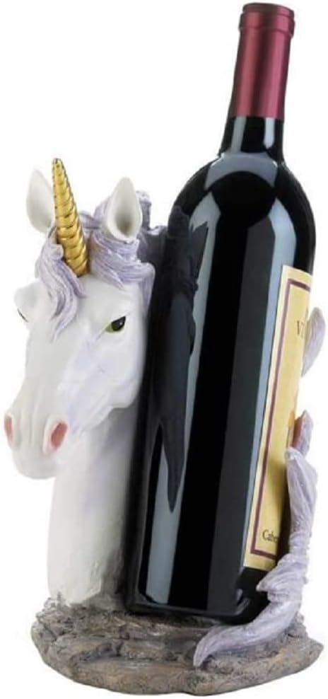 Unicorn Mane Wrapped Wine Bottle Holder