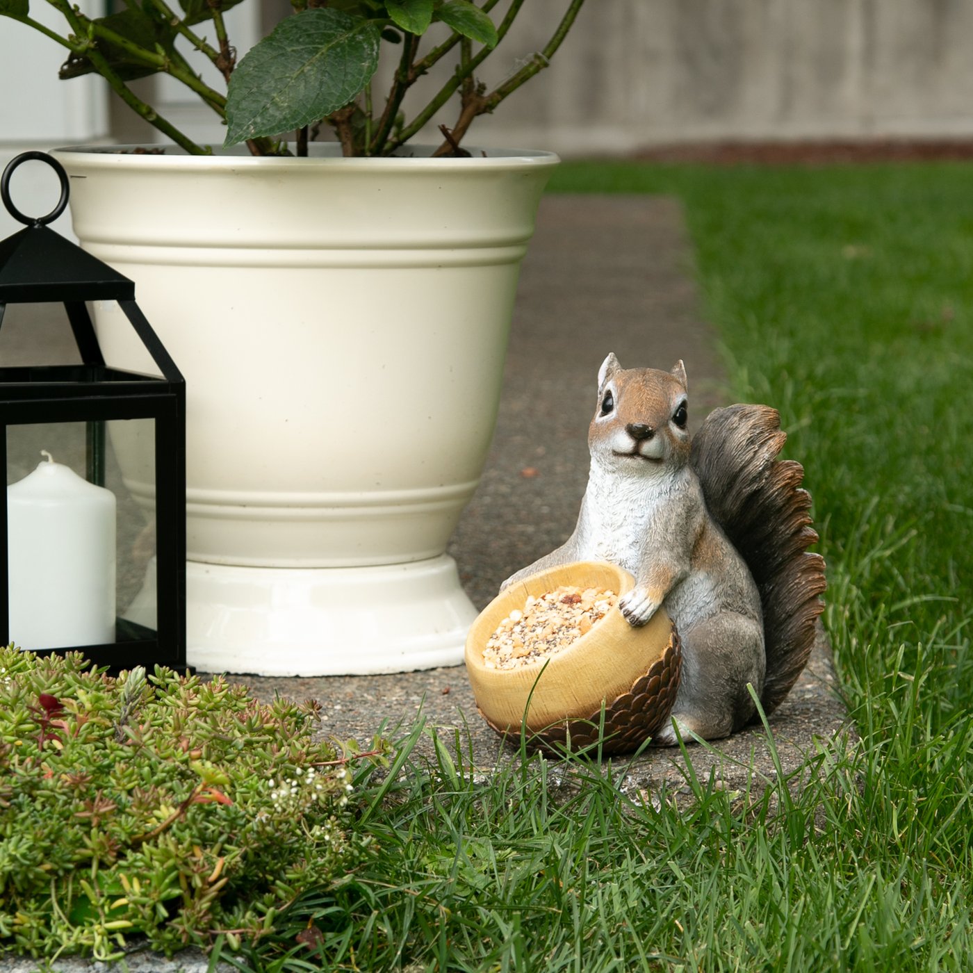 Squirrel And Acorn Bird Feeder