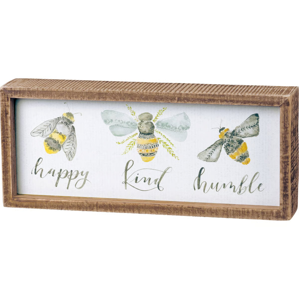 Bees Inset Box Sign
