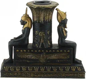 Isis And Osiris Candle Holder