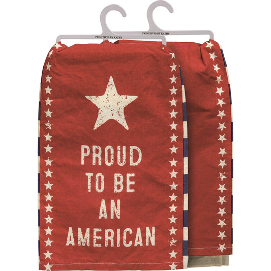 Proud To Be An American Kitchen Towel