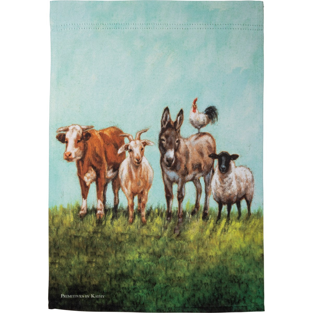 Animal Family Garden Flag