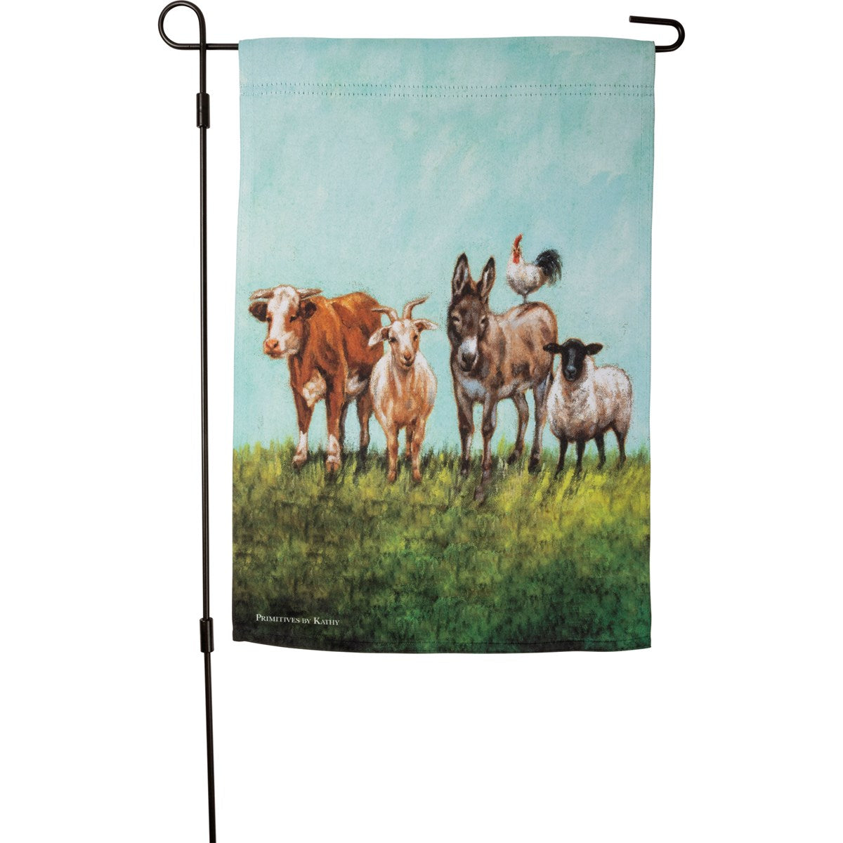 Animal Family Garden Flag