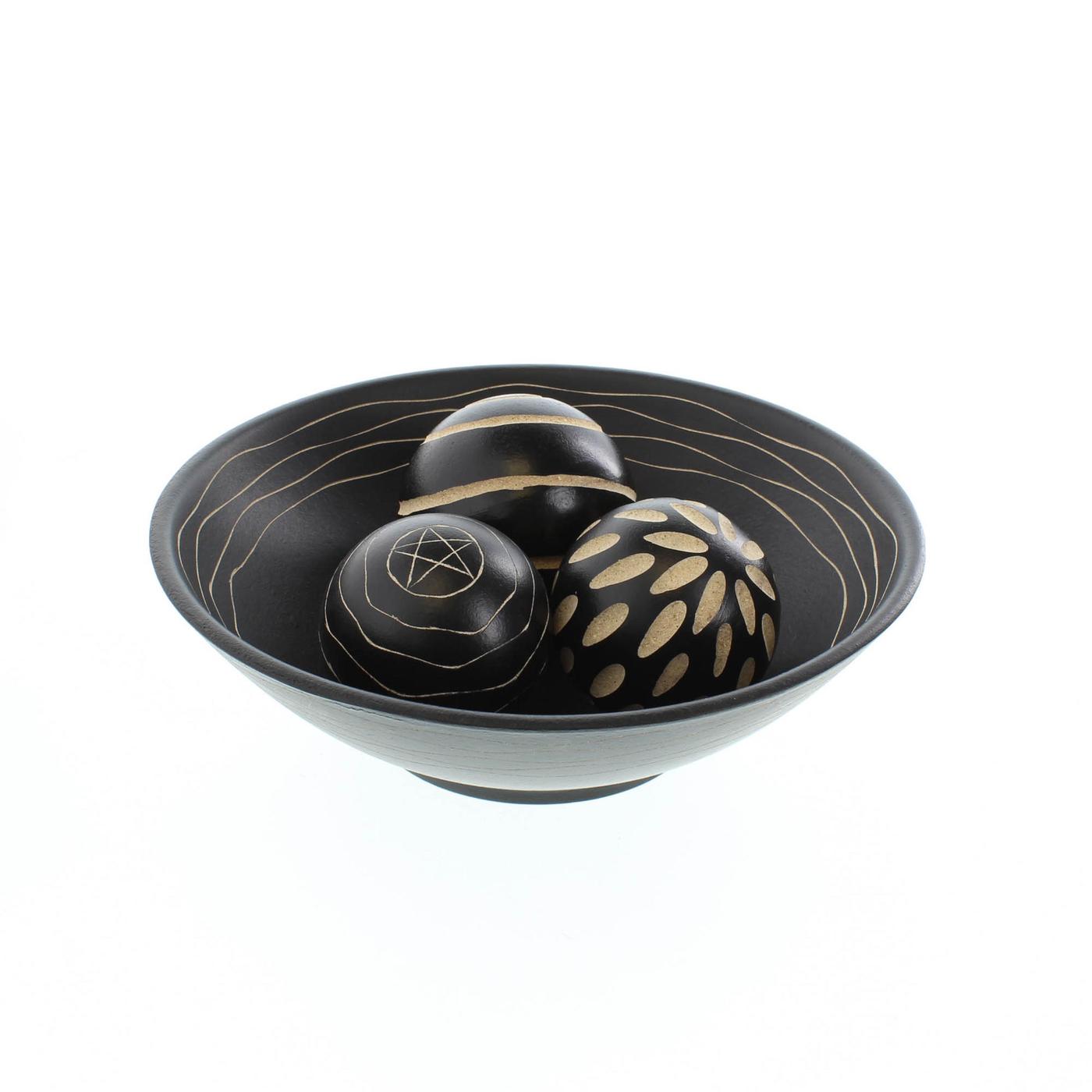 Artisan Deco Bowl And Balls