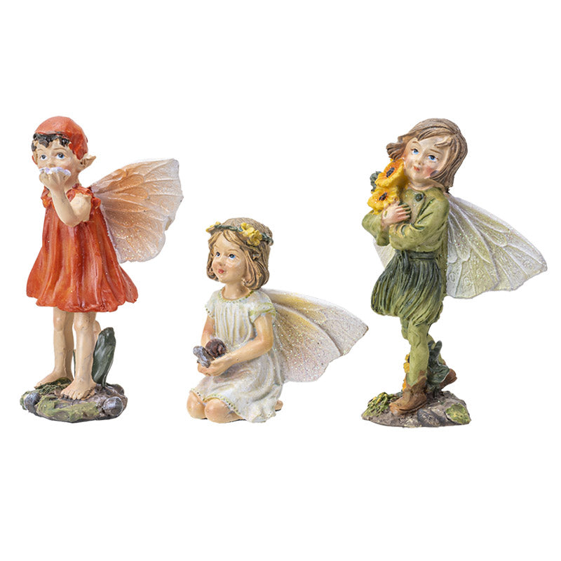 Fairy Garden Fairies Girl Set of 3