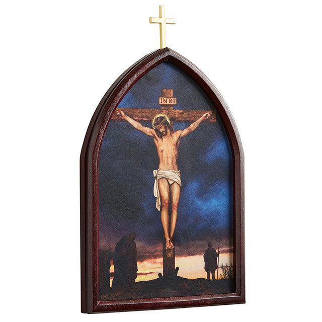 Stations Of The Cross Wood Plaque