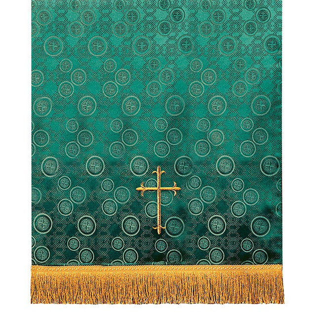 Embroidered with Gold Latin Cross Sanctuary Table Runner