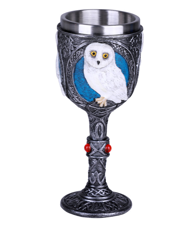 Owl Goblet Chalice Wine Cup
