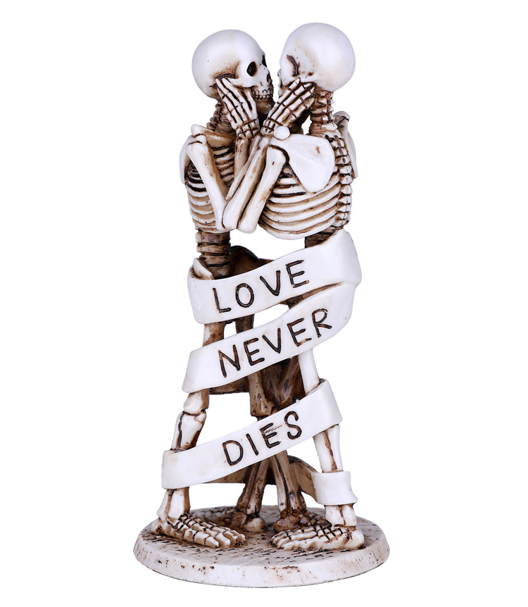 Love Never Dies Skeleton Couple Figurine