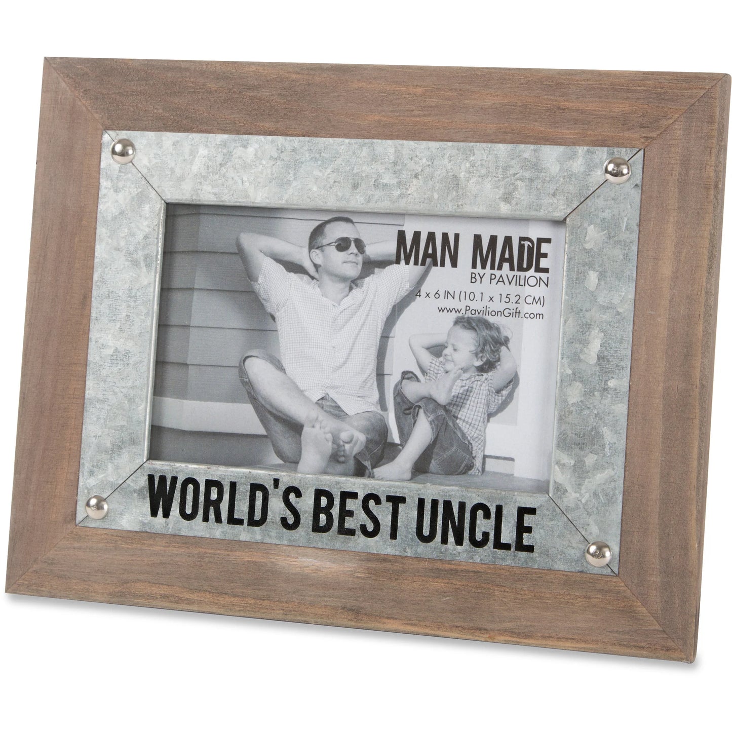 Uncle 9.5" x 7.5" Frame (Holds 4" x 6" Photo)