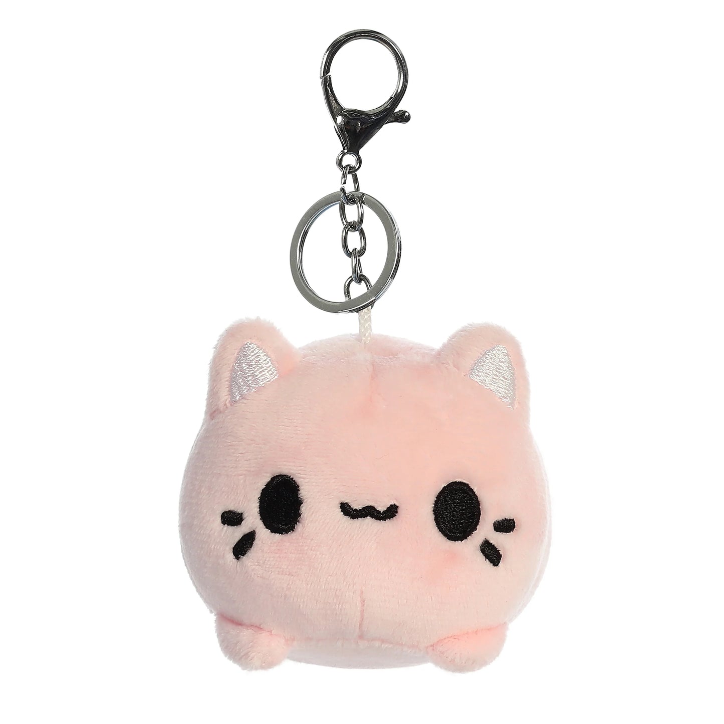 Tasty Peach - 3.5" Strawberry Meowchi Keychain