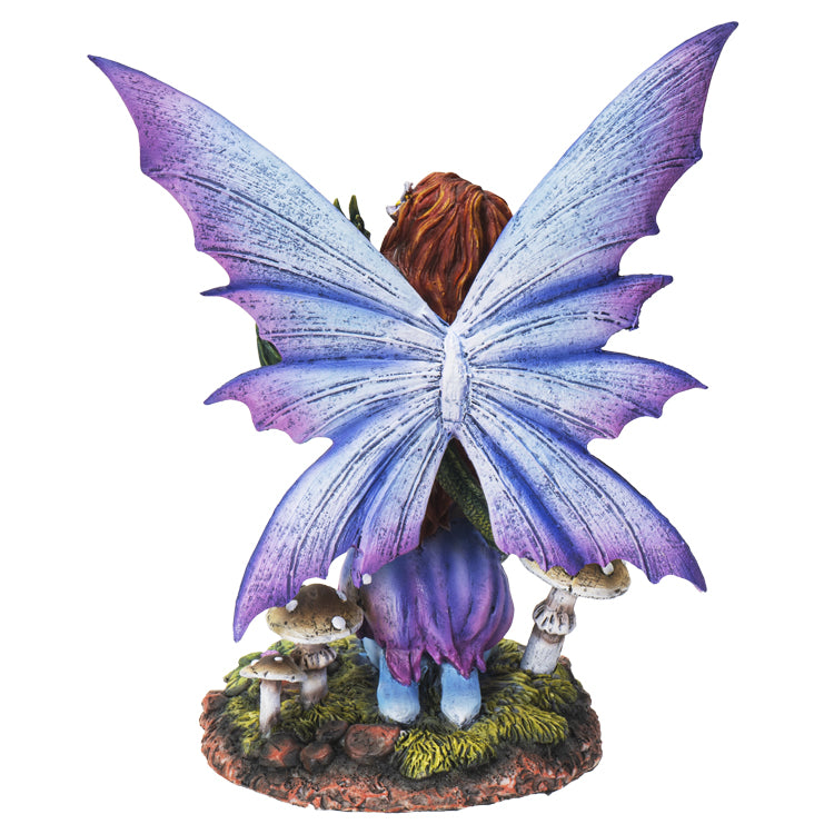Dream Fairy with Green Dragon Statue