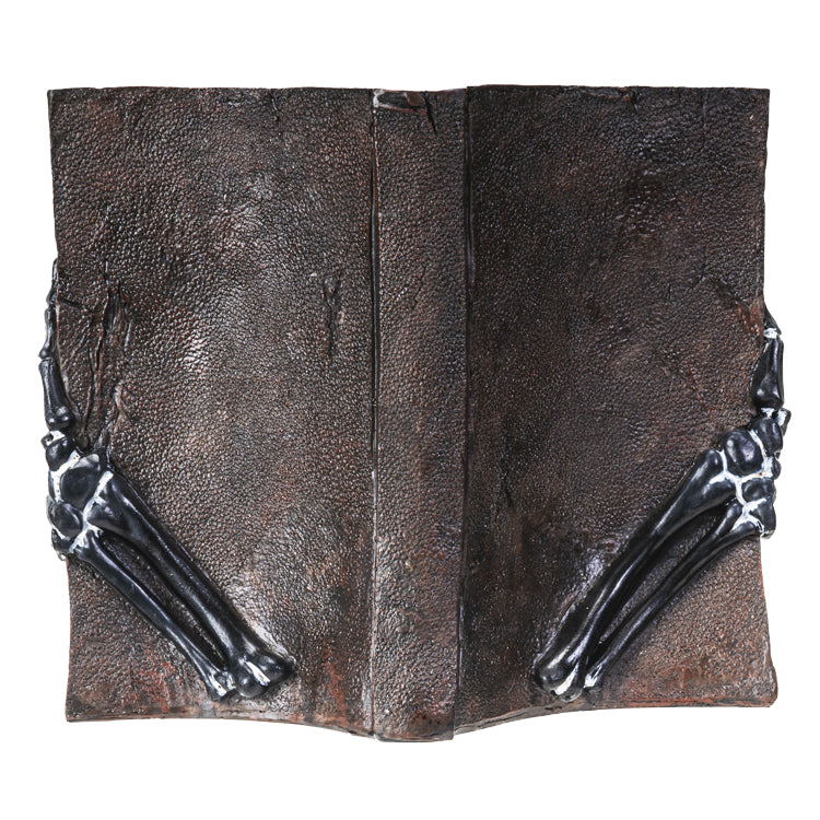 Psychic Book with Skeleton Palmistry Hands Statue Figurine