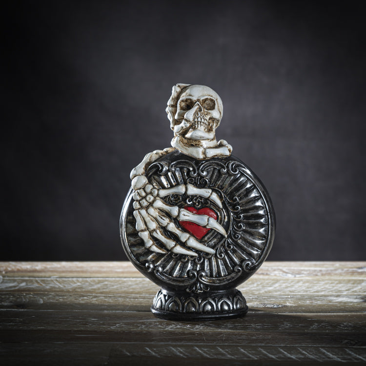 Skull Potion Bottle Gothic Decor Figurine