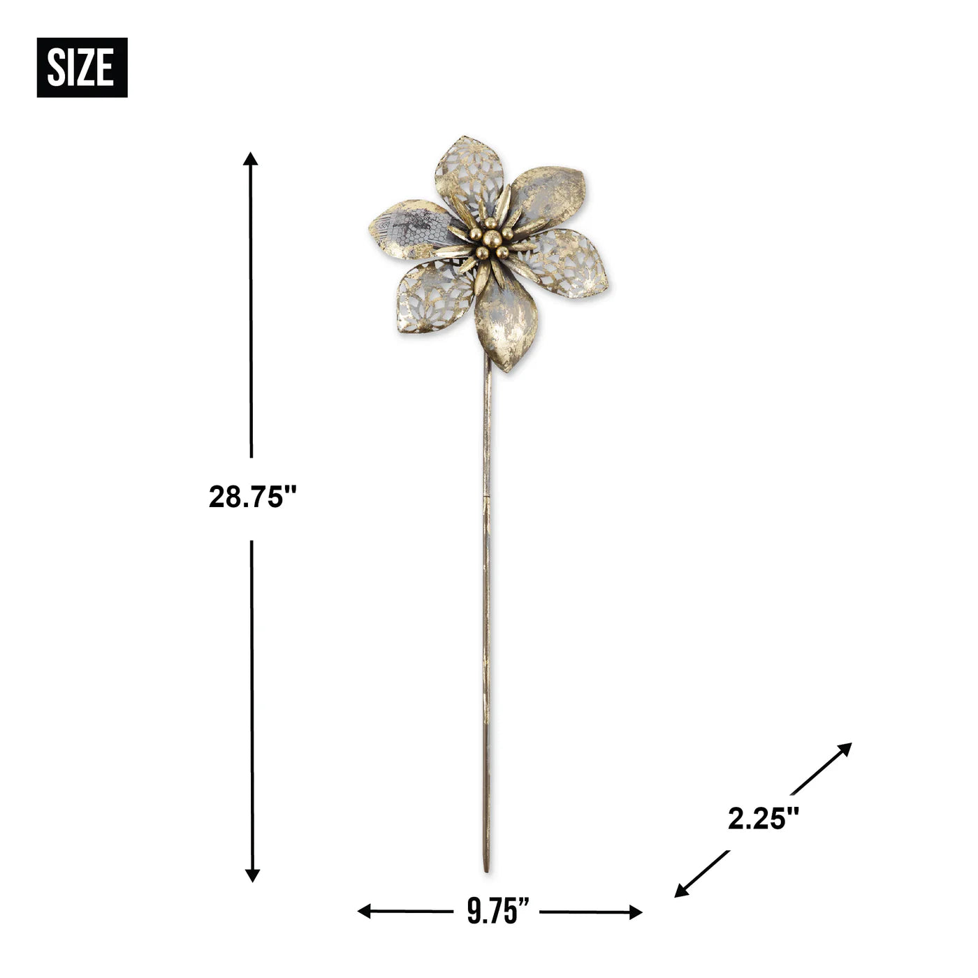 Small Flower Garden Stake