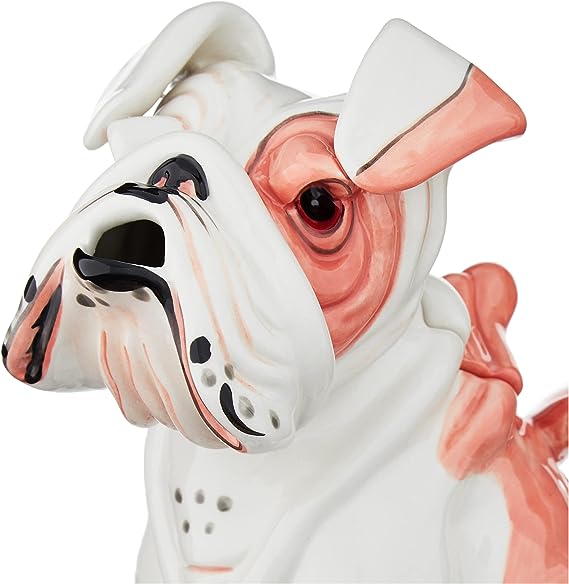 Sweet Pea Pink Bulldog Teapot