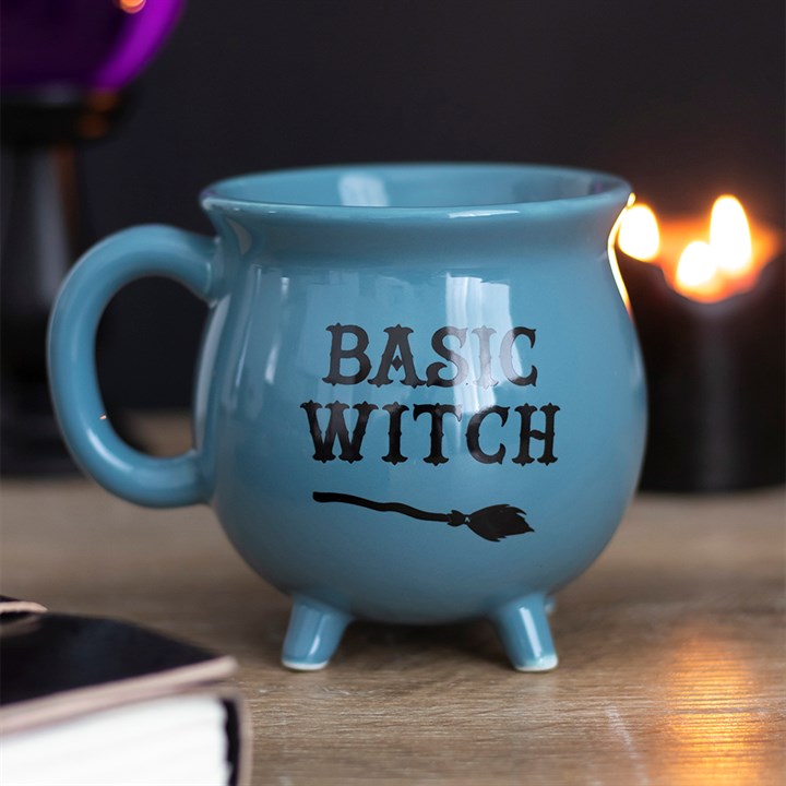 Basic Witch Blue Cauldron Coffee Mug