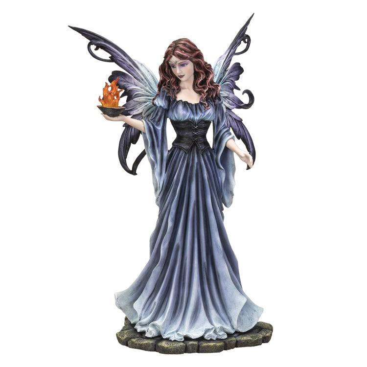 Fairy with Fire Plate Figure