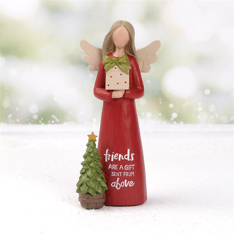 "Friends Are a Gift" Christmas Angel