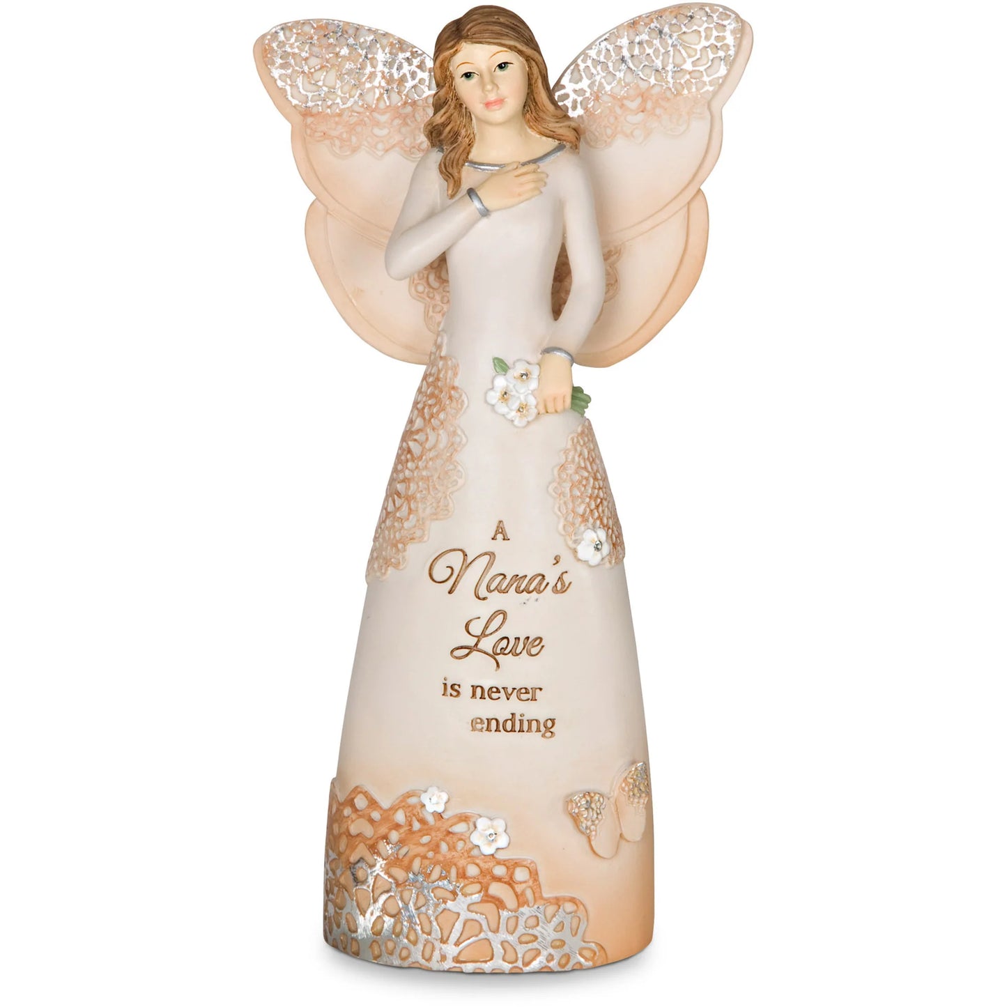 Nana - 6" Angel Holding Flowers