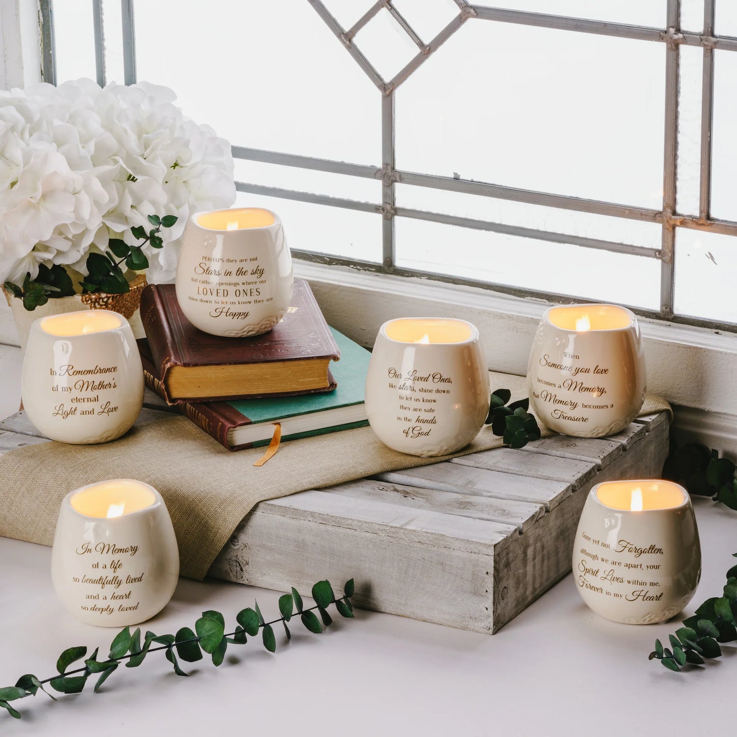 Memory 8 oz - 100% Soy Wax Candle Scent: Tranquility