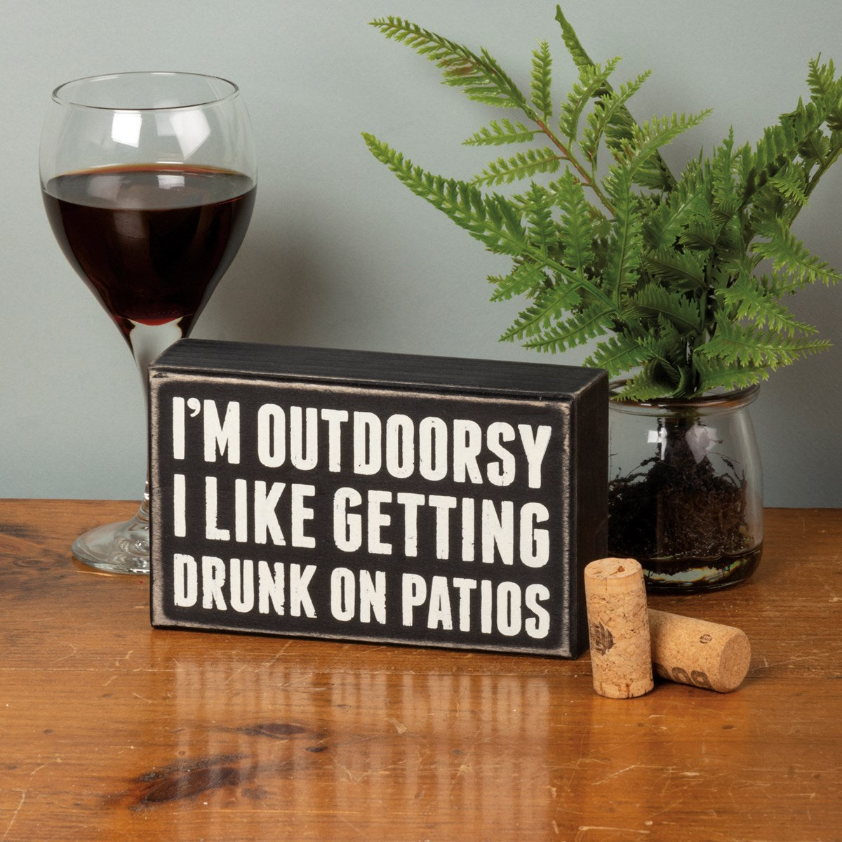 Box Sign Outdoorsy
