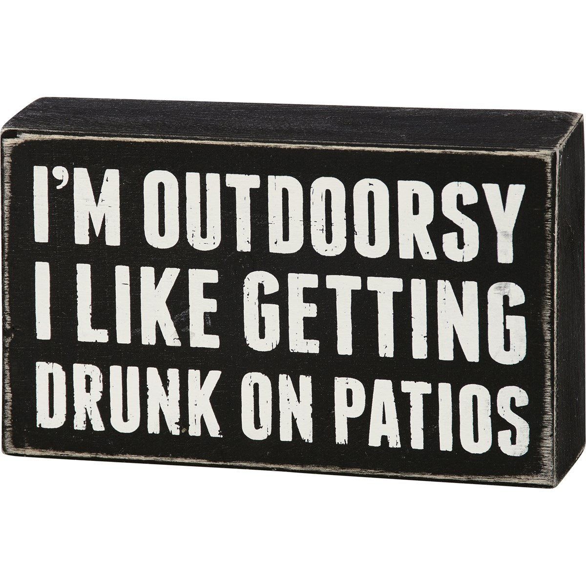 Box Sign Outdoorsy