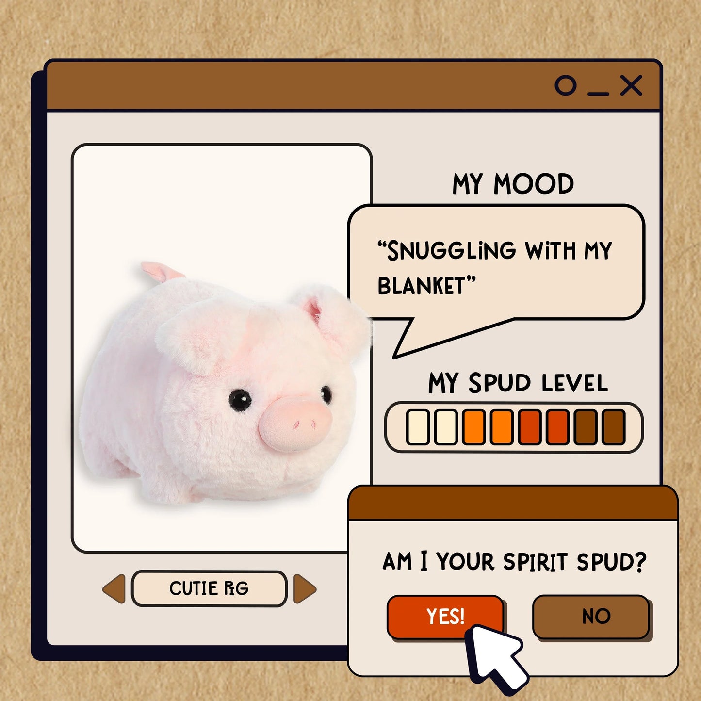 Spudsters - 10" Cutie Pig