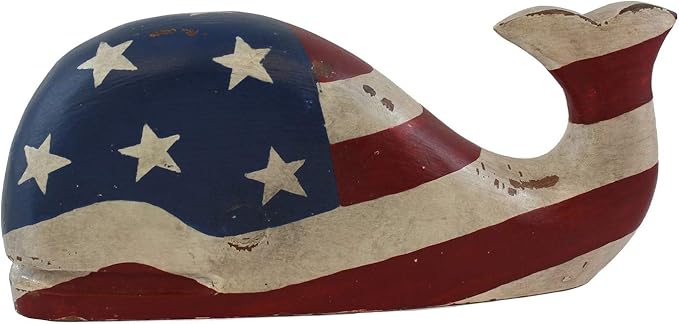 Mango Wood American Flag Decoration