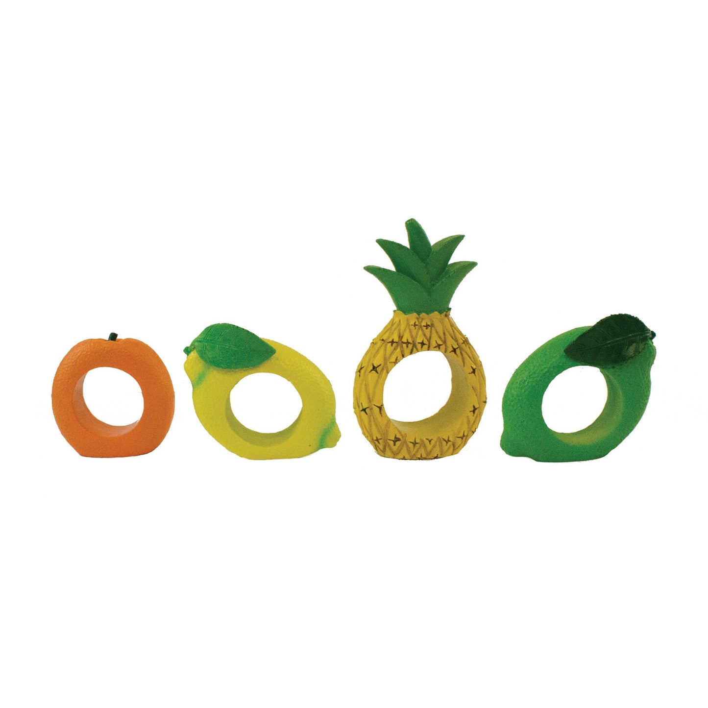 Citrus Napkin Rings, Set of 4