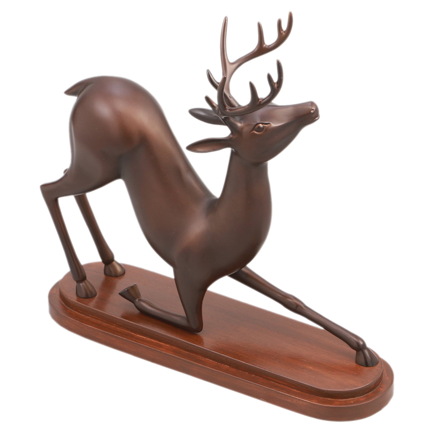 Stretching Deer Desktop Decor