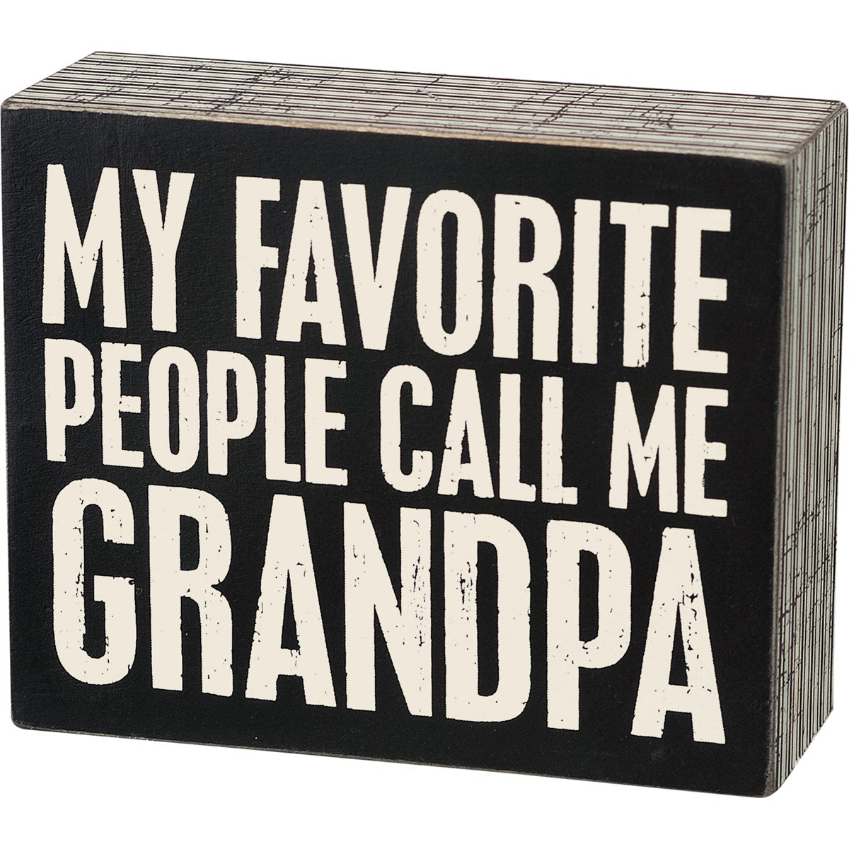 Call Me Grandpa Box Sign