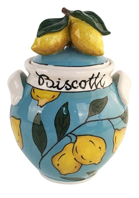 Lemon Sky Cookie Jar
