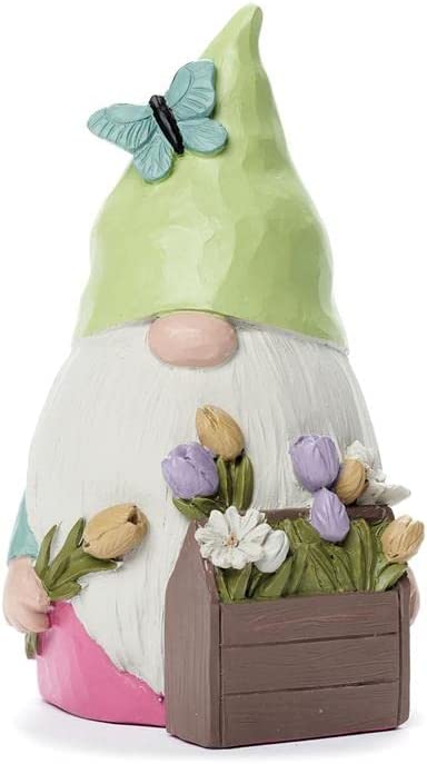 Garden Gnome With Flower Box