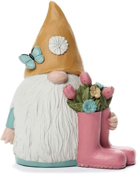 Gnome with Orange Hat & Pink Boots