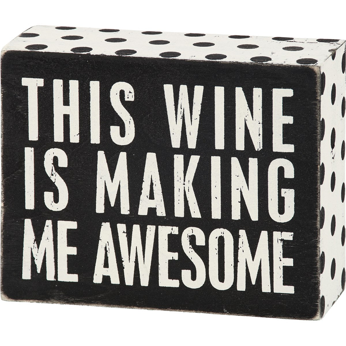 Wine Awesome Box Sign