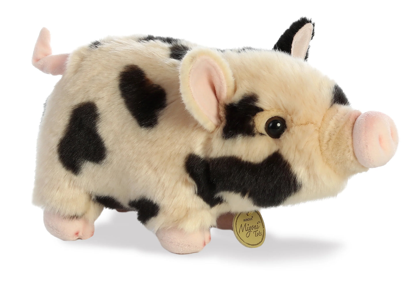 Miyoni Tots - 11" Pot-Bellied Piglet Spotted