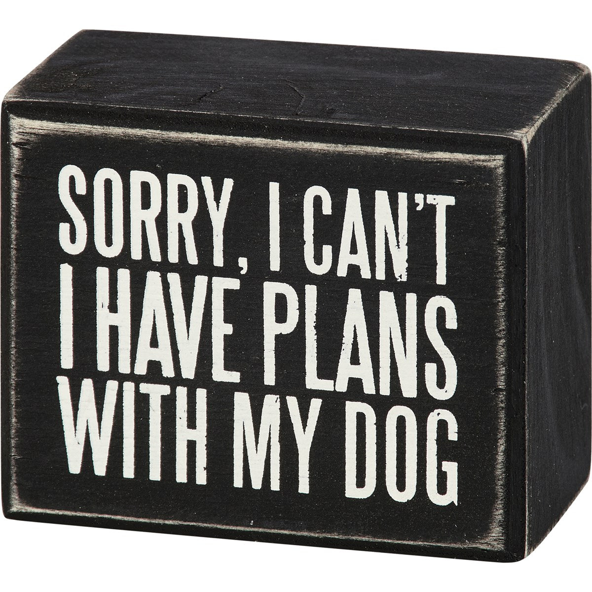 Box Sign - Plans With My Dog