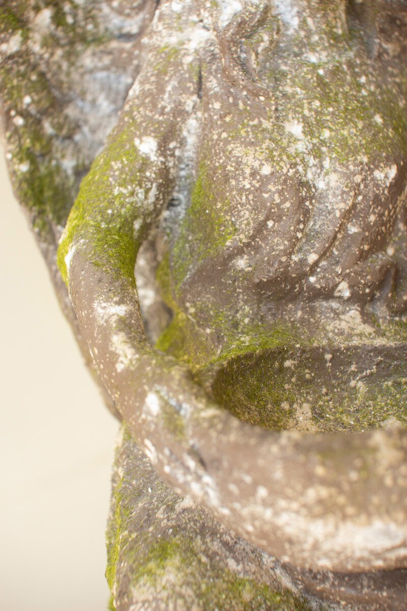 Faux Concrete Garden Angel