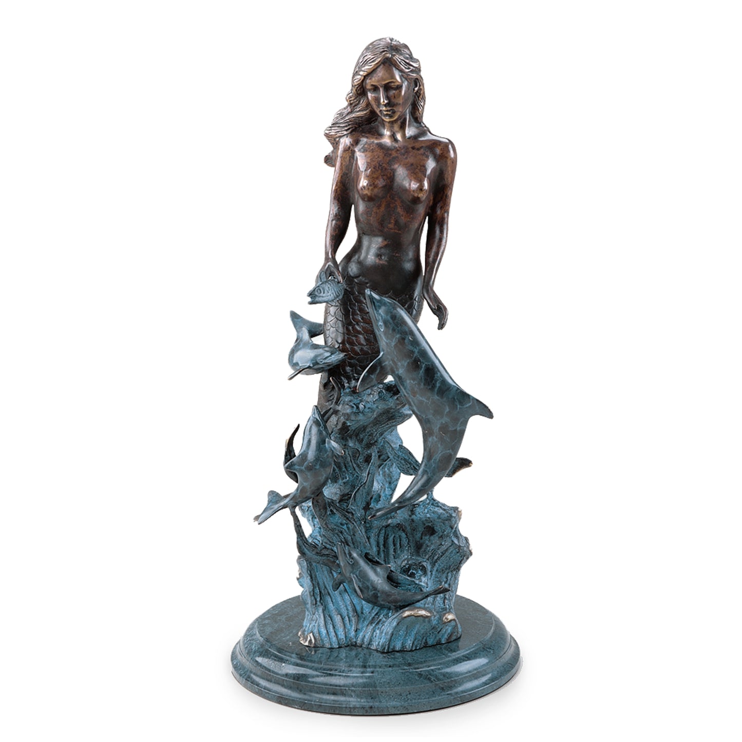 Mermaid With Dolphins